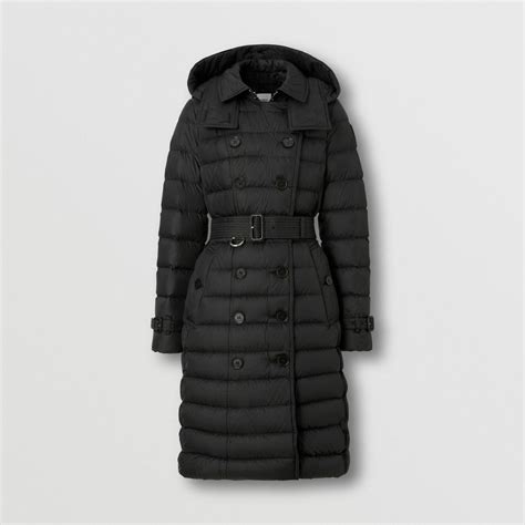 burberry women puffer coat 12 buttons|Burberry nylon puffer coat.